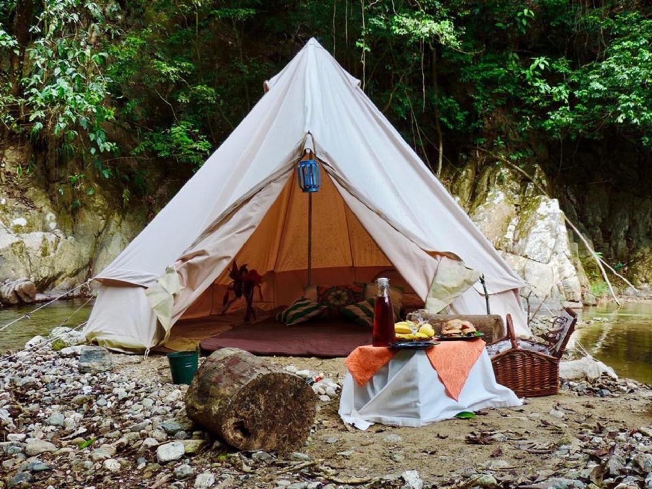 Glamping Finca Margaritas Pluma Hidalgo 外观 照片