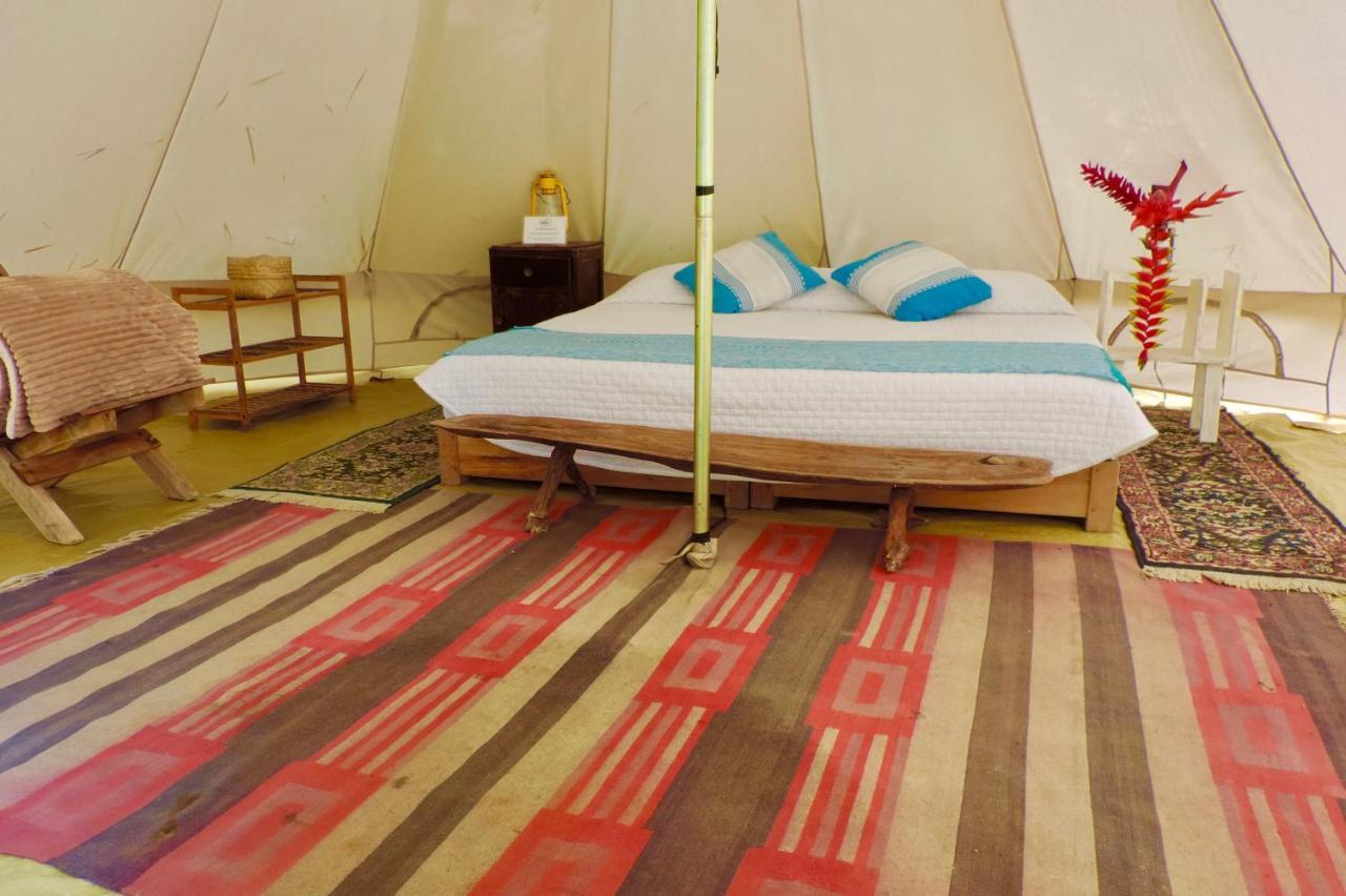 Glamping Finca Margaritas Pluma Hidalgo 外观 照片