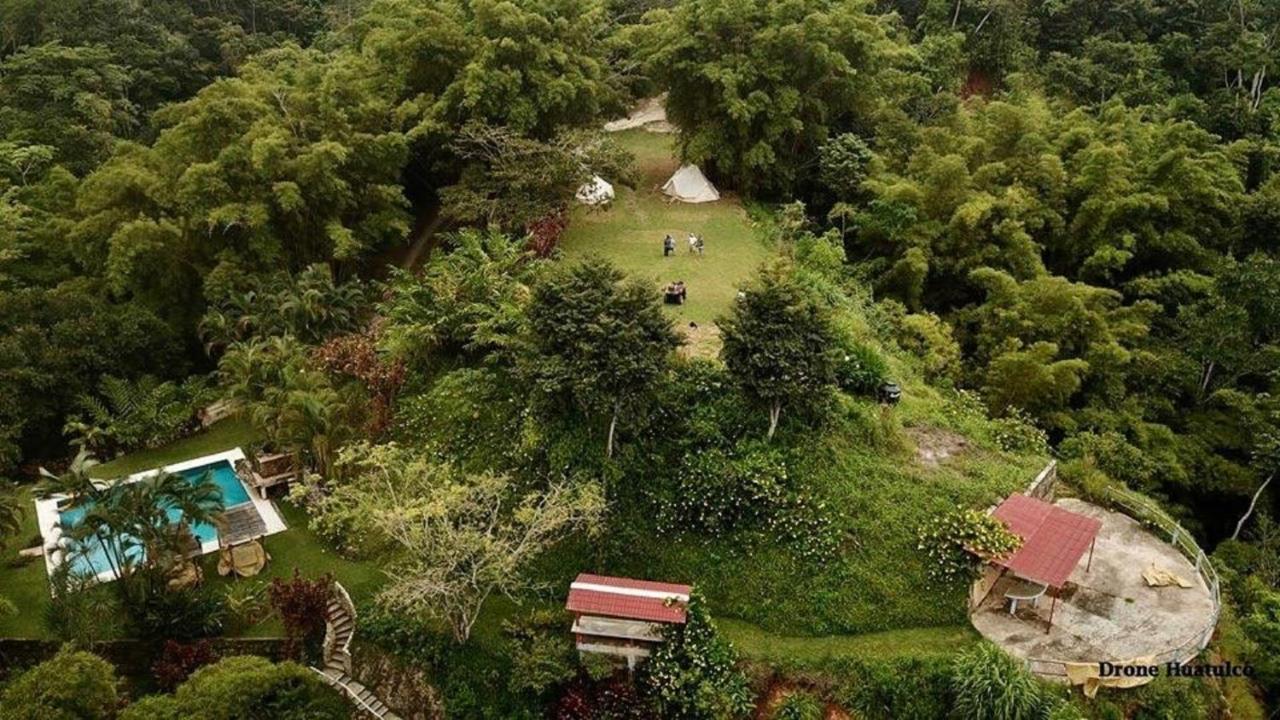 Glamping Finca Margaritas Pluma Hidalgo 外观 照片